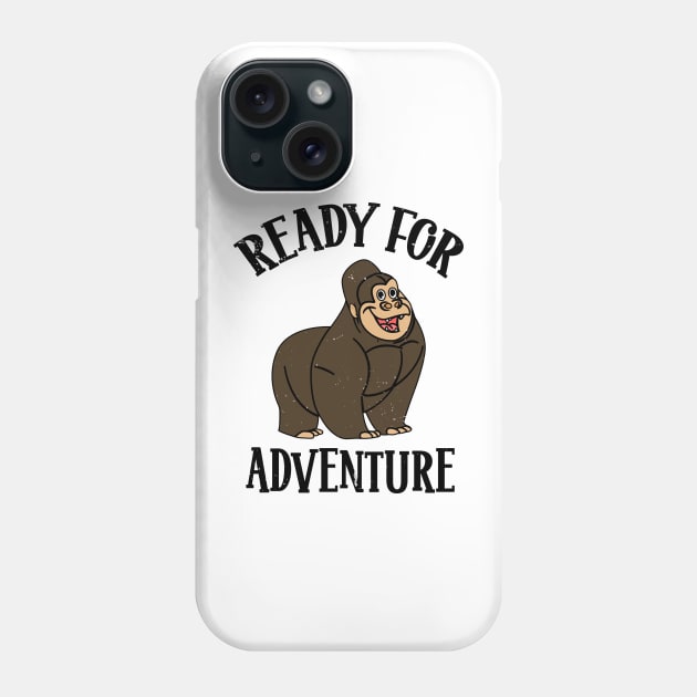 Curious George Ready For Adventure George Smiling Phone Case by KRMOSH