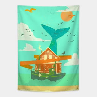 SEA CABIN Tapestry