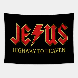 Jesus - Highway To Heaven Tapestry