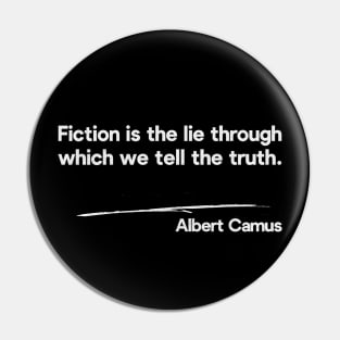 Albert Camus Typography Quote Pin