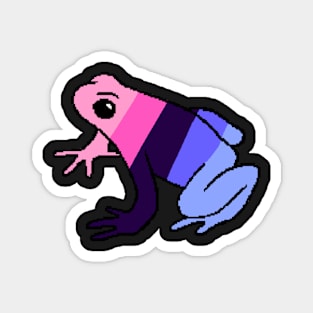 Pixel Omnisexual Frog Magnet