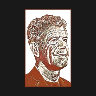 Anthony Bourdain Potrait T-Shirt