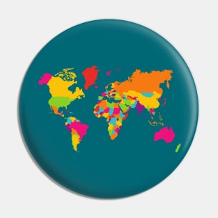 Map of the world Pin