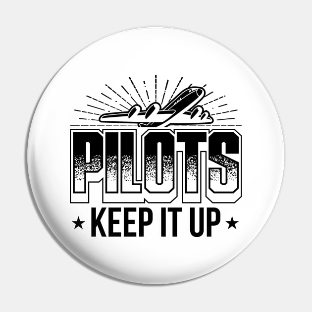 Pilot T-shirt for Aviation & Airplane Lovers Pin by phoxydesign