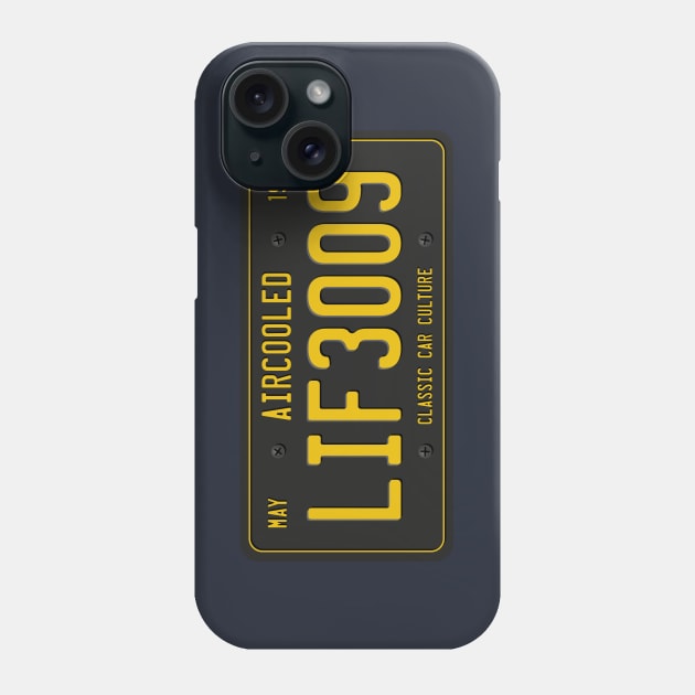 Aircooled Life US License Plate Phone Case by Aircooled Life