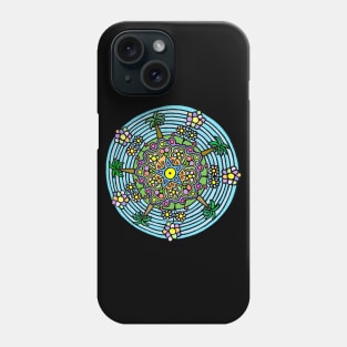 Tropical Flower Mandala Phone Case