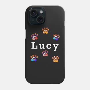 The best personalised dog gifts 2022 - Lucy name Phone Case