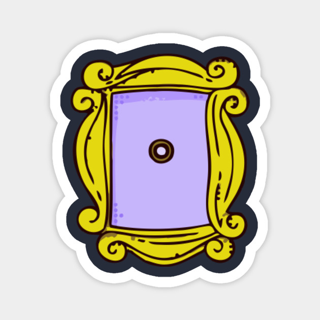 Friends Mirror Frame Peephole Friends Magnet Teepublic Friends peephole photo frame is available to buy in increments of 12. friends mirror frame peephole