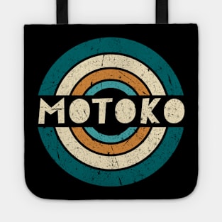 Retro Styles Motoko Name Birthday 70s 80s 90s Circle Tote