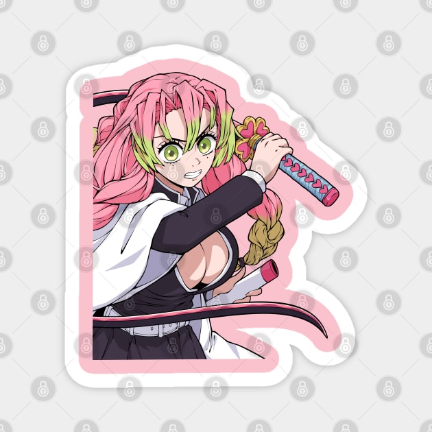 Mitsuri Kanroji Demon Slayer - Kimetsu no Yaiba Magnet by Waifuku Merch