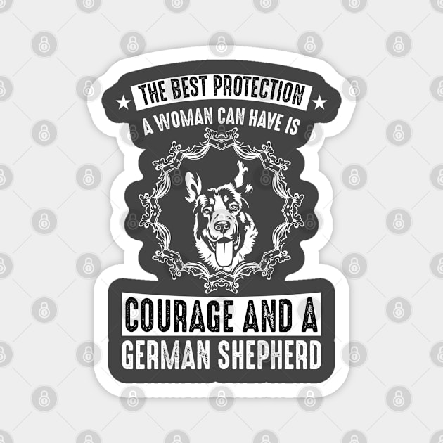 German Shepherd Magnet by kimmieshops