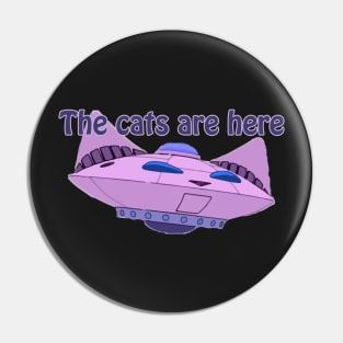 The cats are here Pin