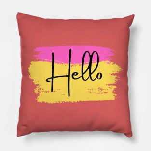 Hello Pillow