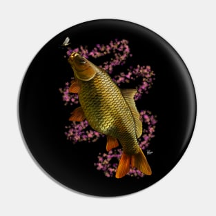 Carp flowers Pin