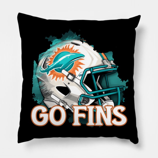 Go fins Pillow by Pixy Official