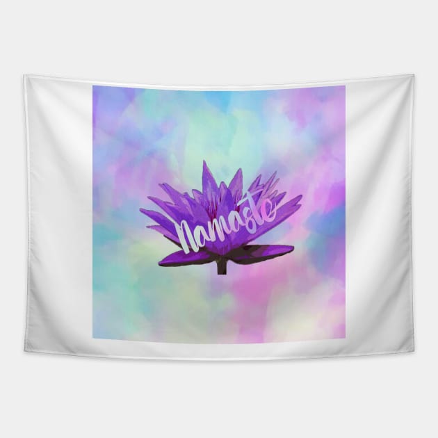 Namaste Tapestry by NatLeBrunDesigns