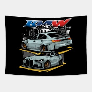 M3 Sport Cars Tapestry