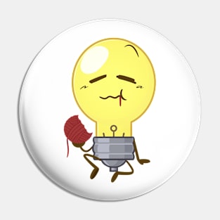 Lightbulb (Inanimate Insanity) Pin