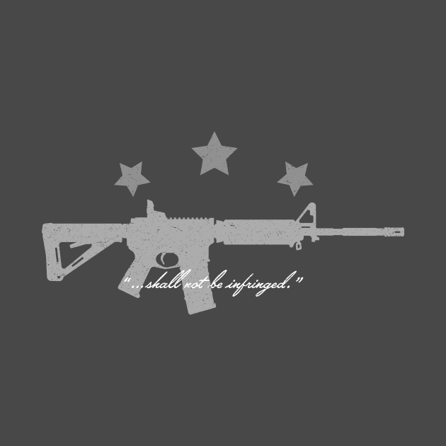 Shall Not be Infringed v1 (Distressed) by BluPenguin