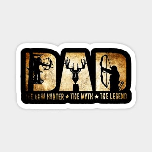 Deer Hunting Shirt Cool Gift For Dad Bow Hunting Magnet