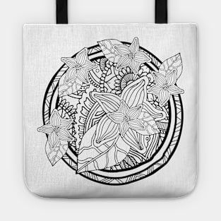 Zentangle mandala Tote