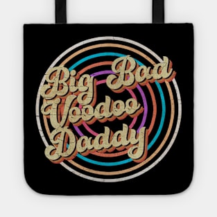 vintage circle line color Big Bad Voodoo Daddy Tote