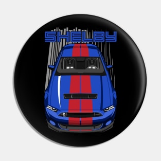 Shelby GT500 S197 - Blue & Red Pin