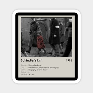 Schindler's List Movie Best Scene Magnet