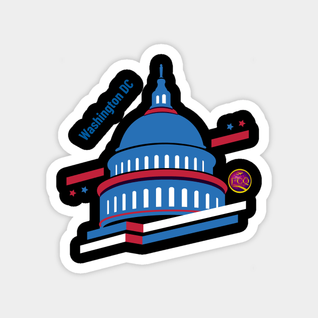 Washington DC Magnet by FirstClassQueen