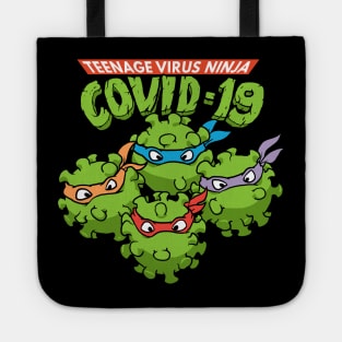 Teenage Virus Ninja Covid19 Tote