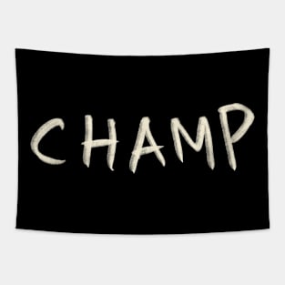 Hand Drawn Champ Tapestry