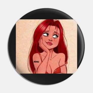 MPJJ Cartoon Girl MPJJ Pin