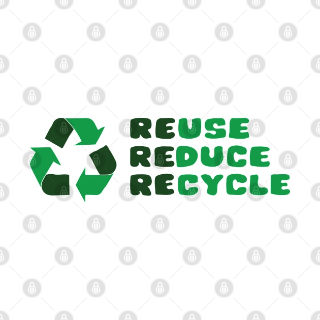 Reduce Reuse Recycle by abstractsmile