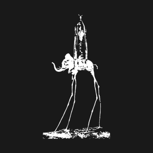 Space Elephant Salvador Dali T-Shirt