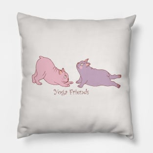 Yoga Friends- Dogs Pillow