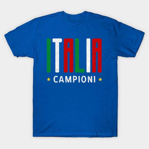 Discover Italia Champions 2021 Football - Italy Champions - T-Shirt