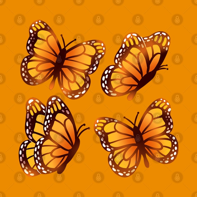 Monarch Butterflies by leashonlife