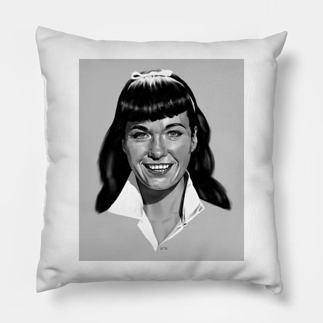 Bettie Portrait Pillow by ste1bro