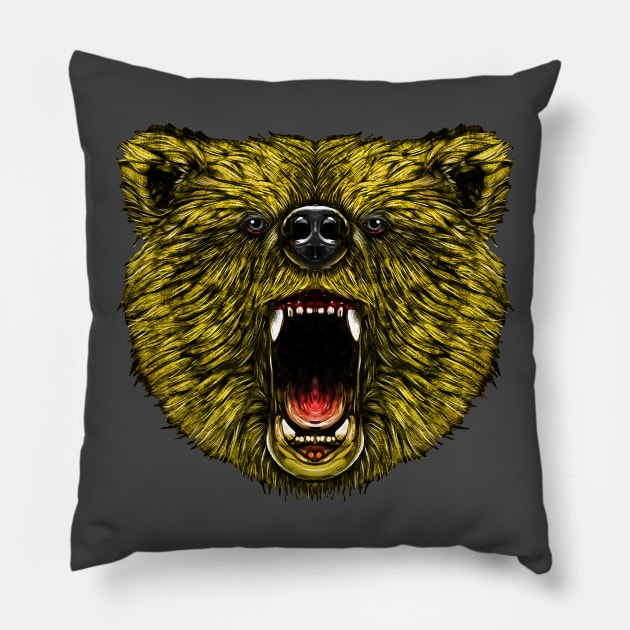 Bear Pillow by fakeface