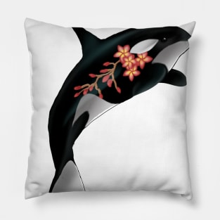 Tattoed Orca Pillow