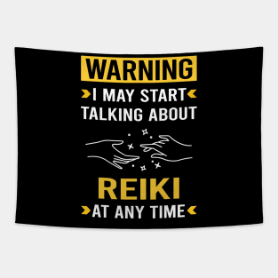 Warning Reiki Tapestry