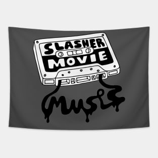 Slasher Movie Music Mixtape Tapestry