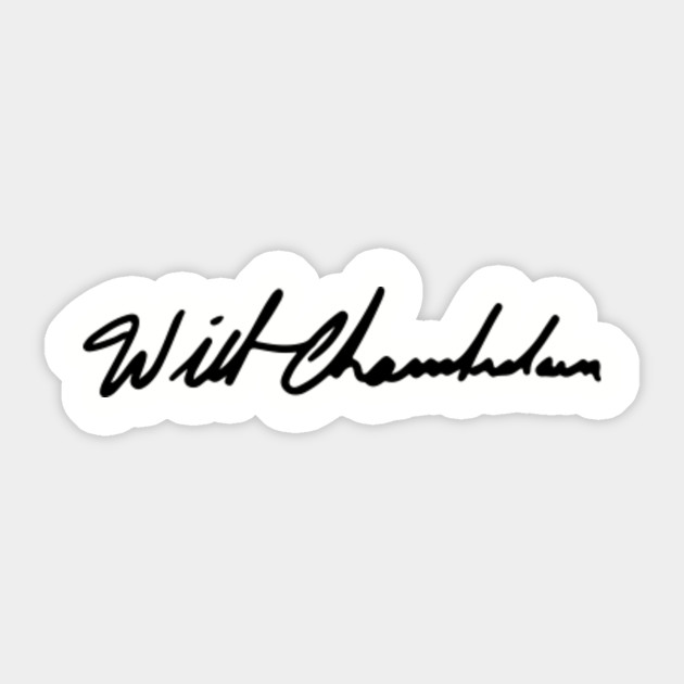 wilt chamberlain signed jersey