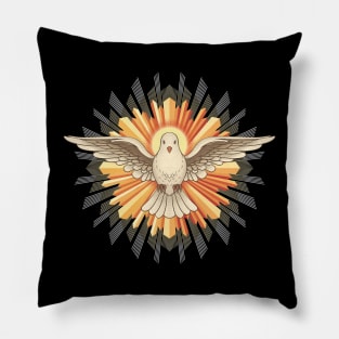 The Holy Spirit as a dove Pillow