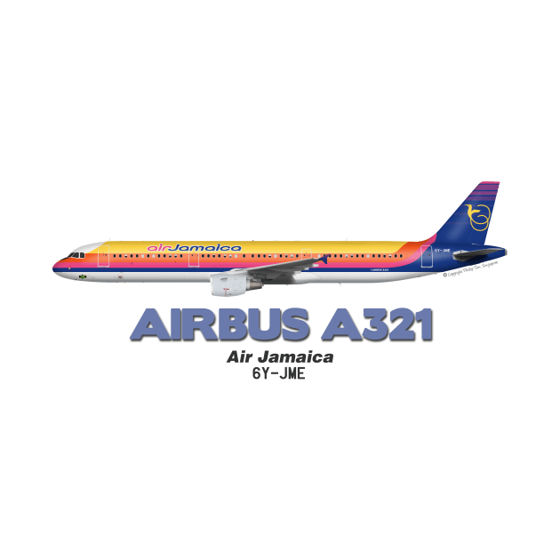 Airbus A321 - Air Jamaica by TheArtofFlying