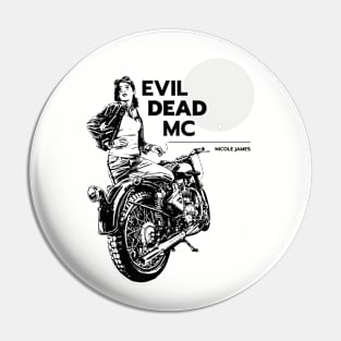 Girl on Bike Pin