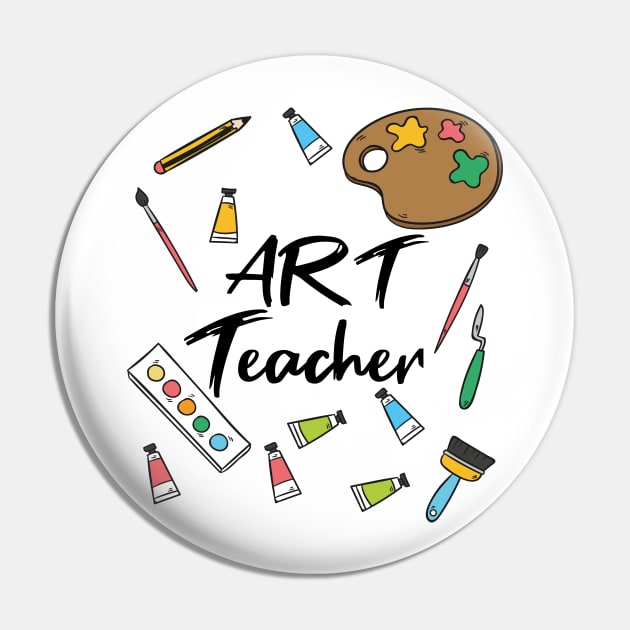 make art Teacher art gift teacher Pin by Gaming champion