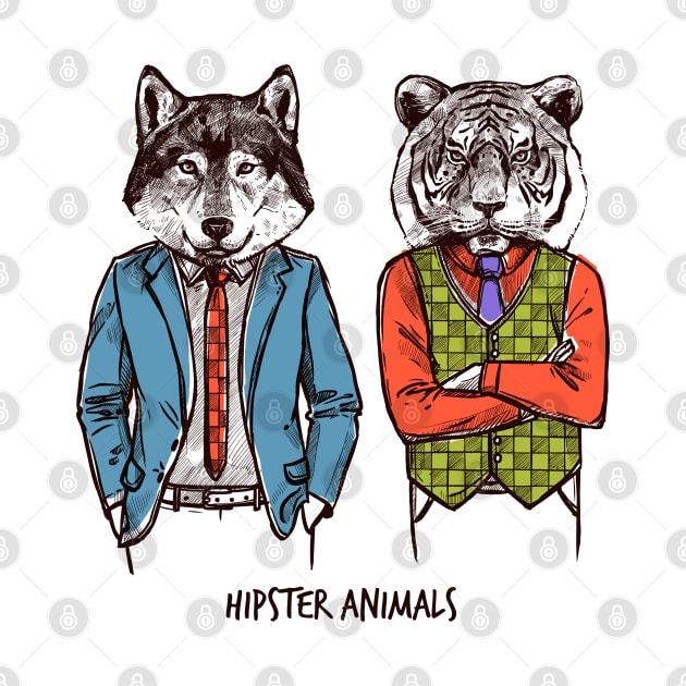 Hipster Animals by Mako Design 