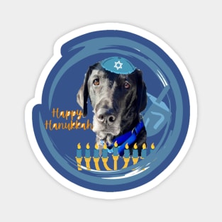 Dog Happy Hanukkah Magnet