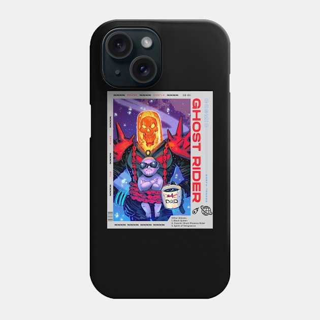 Cosmic Ghost Rider - Streetwear Style Phone Case by Skywiz